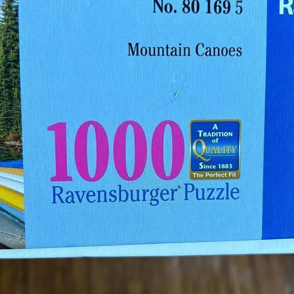 Ravensburger Mountain Canoes 1000 pc Puzzle No. 801695